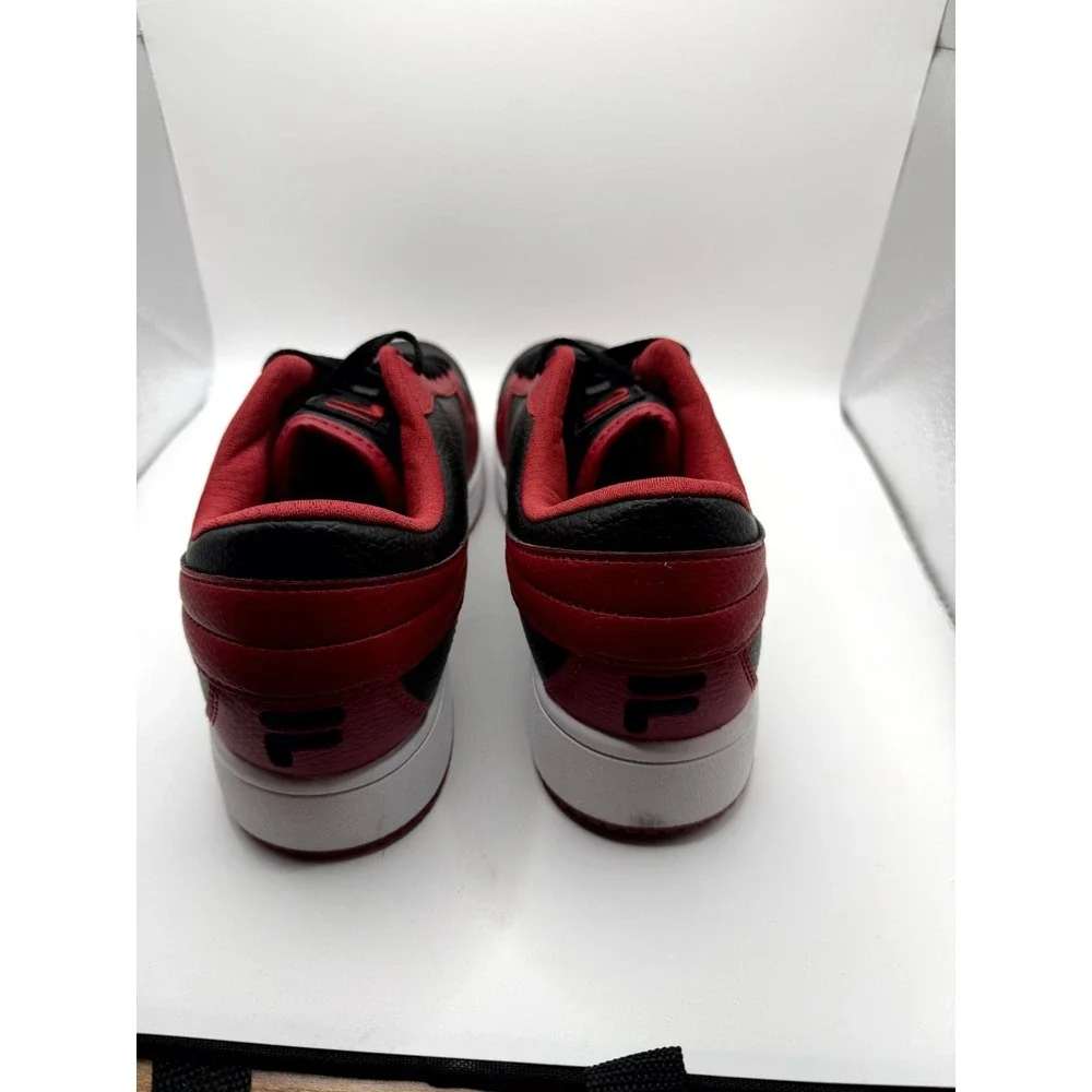 Fila A-Low 1CM00551-931‎ Mens 10 Sneakers Black Red Lace Up Basketball Shoes